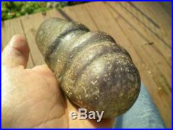 Native American Indian Triple ¾ Groove Stone Axe or Ax Prehistoric Relic RARE