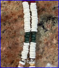 Native American Jacla Turquoise Necklace, Gemstone Mix, Rubies, Emeralds