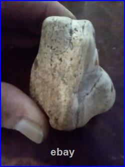 Native American Large Half Face. Portable Rock Art Rare. Great Value Artifacts