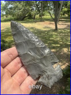 Native American Large Rare Dovetail Arrowhead Point