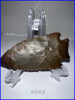 Native American Large Rare Dovetail Arrowhead Point