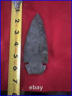Native American Large Rare Dovetail Arrowhead Point