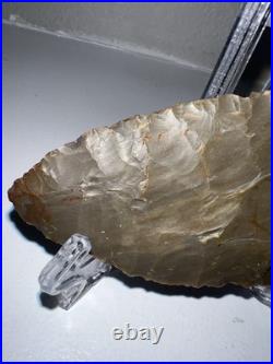 Native American Large Rare Dovetail Arrowhead Point