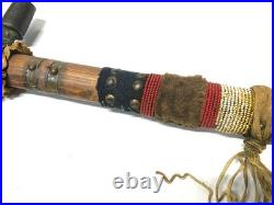 Native American RARE PIPE Tomahawk Beads Leather SELLING HUGE ESTATE COLLECTION