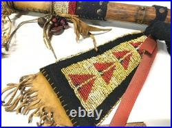 Native American RARE PIPE Tomahawk Beads Leather SELLING HUGE ESTATE COLLECTION