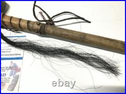 Native American RARE Stone War Club Hair Leather SELLING HUGE ESTATE COLLECTION