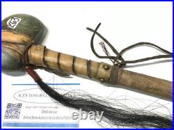 Native American RARE Stone War Club Hair Leather SELLING HUGE ESTATE COLLECTION