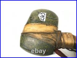 Native American RARE Stone War Club Hair Leather SELLING HUGE ESTATE COLLECTION