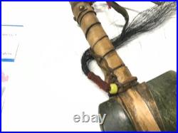 Native American RARE Stone War Club Hair Leather SELLING HUGE ESTATE COLLECTION