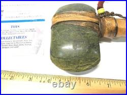 Native American RARE Stone War Club Hair Leather SELLING HUGE ESTATE COLLECTION