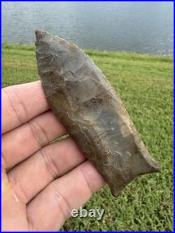 Native American Rare Paleo Beaver Lake Arrowhead Point