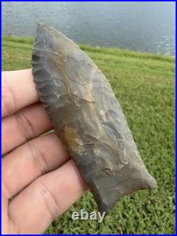 Native American Rare Paleo Beaver Lake Arrowhead Point
