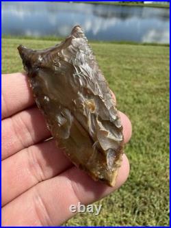 Native American Rare Paleo Clovis Point Arrowhead
