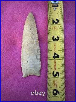 Native American Rare Paleo Greenbrier Point Arrowhead