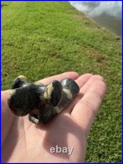 Native American Rare Popeyed Drilled Birdstone Artifact Arrowhead