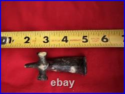 Native American Rare Popeyed Drilled Birdstone Artifact Arrowhead