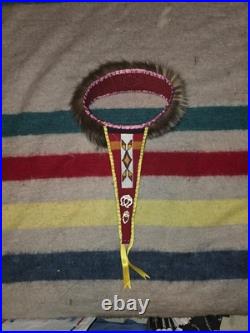 Native American Rare Skunk Turban