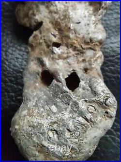 Native American Raw Siver Effigy. Portable Rock Art. Rare. Great Value Artifacts