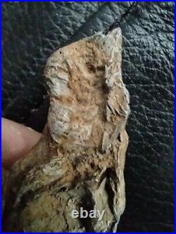 Native American Raw Siver Effigy. Portable Rock Art. Rare. Great Value Artifacts