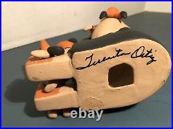 Native American Signed Teresita Ortiz Pottery Story Teller with 8 Children Rare