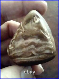 Native American Stone Effigy. Portable Rock Art. Rare. Great Value Artifacts