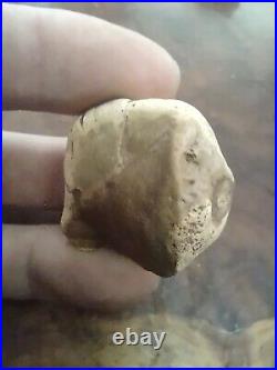 Native American Stone Effigy. Portable Rock Art. Rare. Great Value Artifacts