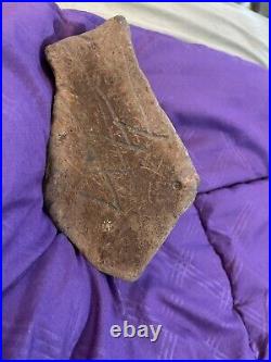 Native American Stone Rock Tool/Art. Large. Rare. Great Value Artifacts