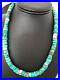 Native-American-Turquoise-9-mm-Heishi-Sterling-Silver-Bead-Necklace-Rare-S421-01-gijh