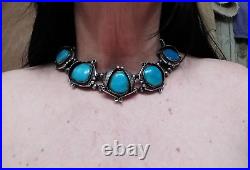Native American Turquoise Choker Necklace