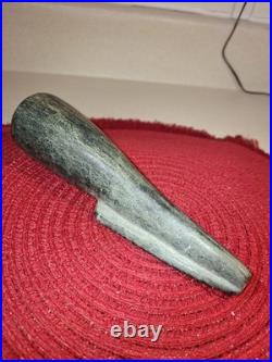 Native American Woodland Super Rare Shovel Type Tube Pipe