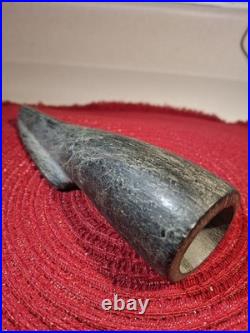 Native American Woodland Super Rare Shovel Type Tube Pipe