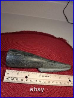 Native American Woodland Super Rare Shovel Type Tube Pipe