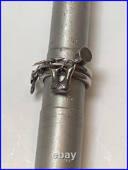 Native american sterling silver zuni ring size 7 RARE