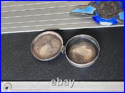 Native american vintage antique rare turquoise pill box