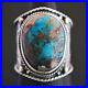 Natural-RARE-VERY-Collectible-AZ-BISBEE-Turquoise-Sterling-Silver-RING-Size-11-5-01-tb