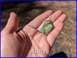 Navajo Earrings Rare Numbr 8 Turquoise Stones Genuine Native American Jewelry NA