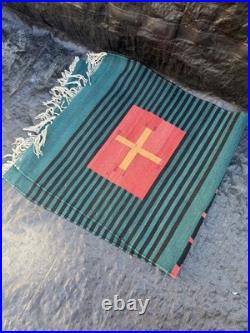Navajo Germantown Revival Weaving/Rug Multicolor 62x29 Inch RARE