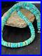 Navajo-Native-Blue-Turquoise-9mm-Heishi-Sterling-Silver-Bead-Necklace-Rare-4635-01-si