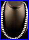 Navajo-Pearls-12-mm-St-Silver-Bead-Necklace-24-Rare-Sale-S424-01-bmsd