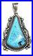 Navajo-Sterling-Silver-Kingman-Turquoise-Pendant-Handmade-By-Alice-Johnson-Rare-01-pxh