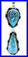 Navajo-Sterling-Silver-Kingman-Turquoise-Pendant-Handmade-By-Betta-Lee-Rare-01-nne