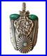 Navajo-Sterling-Silver-Turquoise-Chief-Pendent-Rare-26gm-2-5-01-sr