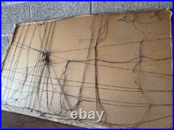 Navajo YEI Rug Art with Backing! RARE! Vintage fantastic find COLLECTIBLE