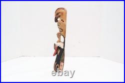 Northwest Coast Totem Pole VTG Rare Signed John Williams 12 Native American Art