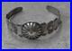 OLD-Indian-Handcrafts-shop-Cuff-17-7-grams-6-75-fit-with-gap-RARE-bracelet-01-yvys