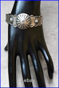 OLD Indian Handcrafts shop Cuff 17.7 grams 6.75 fit with gap RARE bracelet