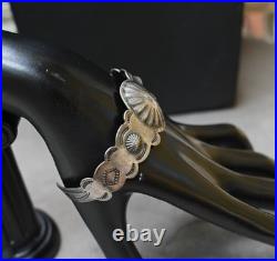 OLD Indian Handcrafts shop Cuff 17.7 grams 6.75 fit with gap RARE bracelet OLD Indian Handcrafts shop Cuff 17.7 grams 6.75 fit with gap RARE bracelet