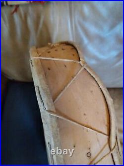 Old Native American Yaqui Ceremony Shamans Medicine Drum Rare