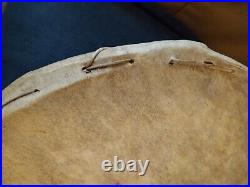 Old Native American Yaqui Ceremony Shamans Medicine Drum Rare