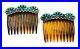 Old-Pawn-Navajo-Turquoise-Cluster-Hair-Combs-Pair-Sterling-Silver-Native-Rare-01-qmlb